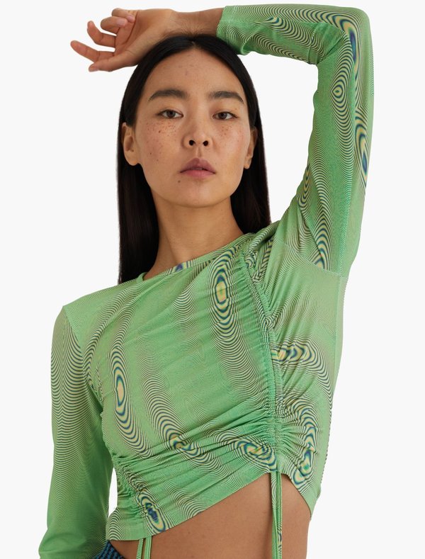 Paloma Wool Darwin Top - Intense Green | Garmentory
