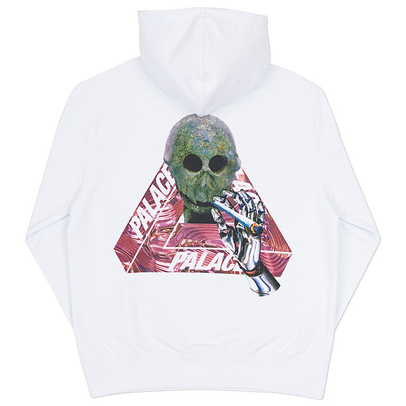 PALACE SKELEDON HOOD / WHITE | Garmentory 