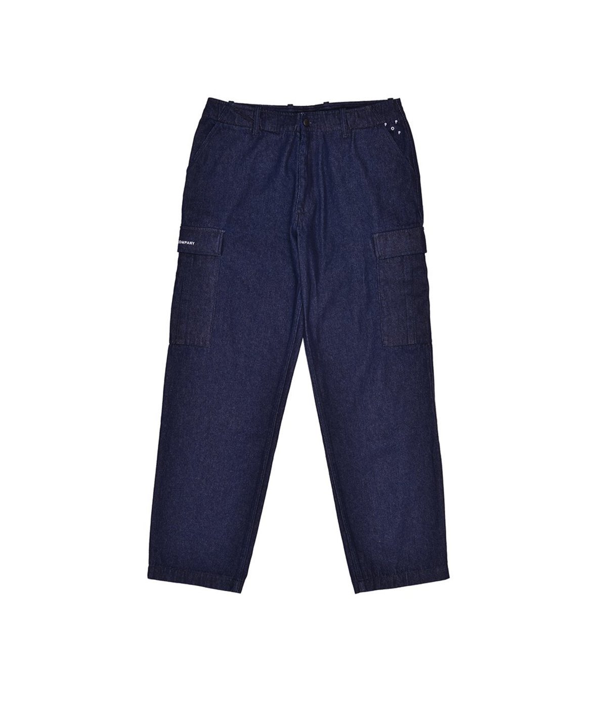Pop Trading Company Cargo Denim Pants - Rinsed - Image 4 of 5
