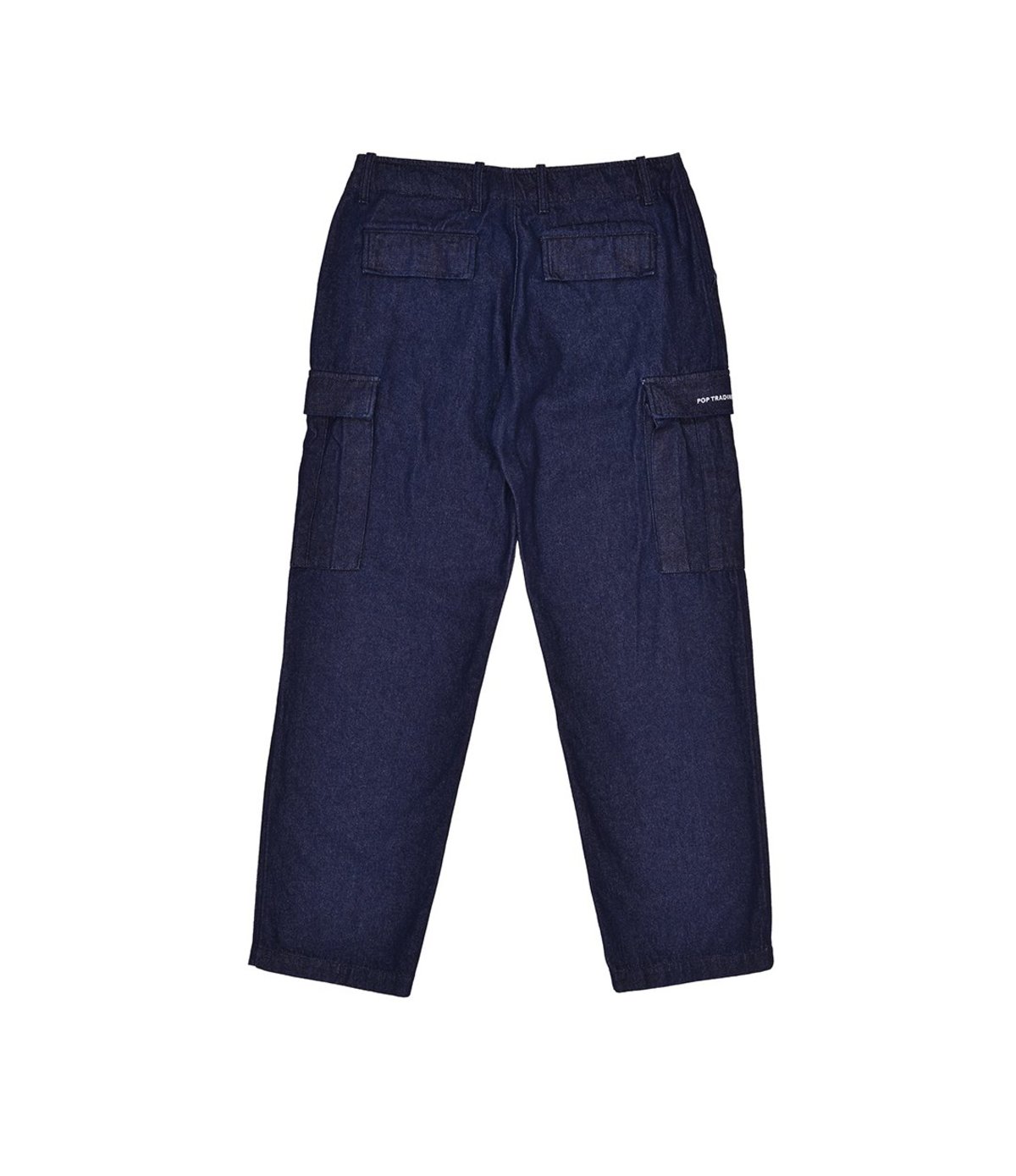 Pop Trading Company Cargo Denim Pants - Rinsed - Image 5 of 5