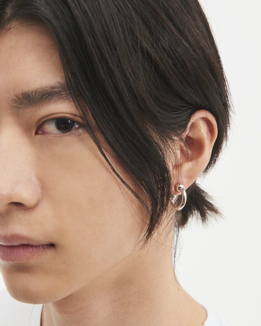 Justine Clenquet Devon Small ピアス DEVON-SMALL-EARRINGS---GOLD-