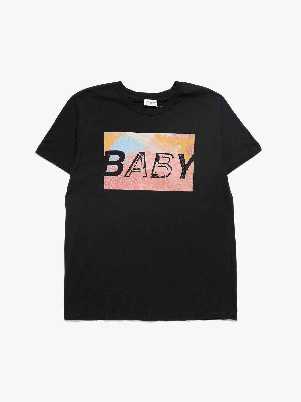 SAINT LAURENT PARIS BABY Tシャツ M Saint Laurent Paris X Hedi Slimane Baby T-shirt - Black | Garmentory