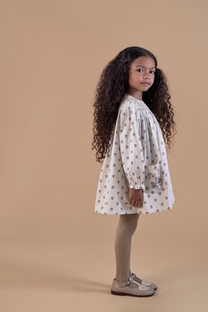 Apolina Sissy Smock Dress - Snowdrop Calico | Garmentory