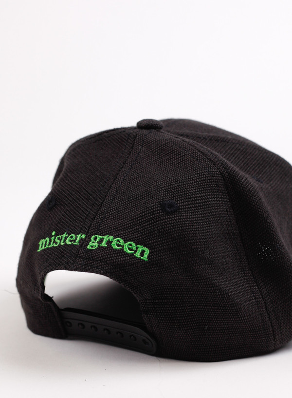 Mister Green Peace Cap Black/Green Garmentory