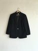 Vintage Descendant Wool Blazer - Black - Thumbnail 2