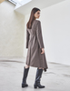 Maison De Ines FRONT SHIRRING DRESS - brown - Thumbnail 4
