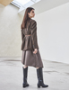 Maison De Ines FRONT SHIRRING DRESS - brown - Thumbnail 7