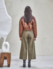 Maison De Ines Oxford Wide Pants - Khaki - Thumbnail 8