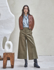 Maison De Ines Oxford Wide Pants - Khaki - Thumbnail 11