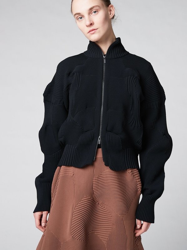 Issey Miyake Kone Kone Jacket - Black | Garmentory