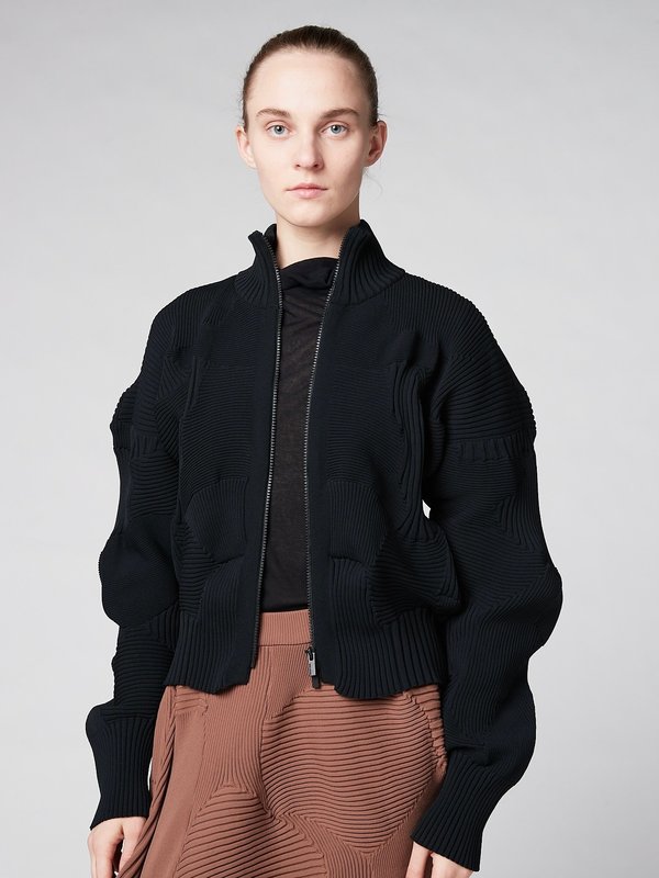 Issey Miyake Kone Kone Jacket - Black | Garmentory