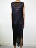 Issey Miyake Netting Dress - Black - Thumbnail 6