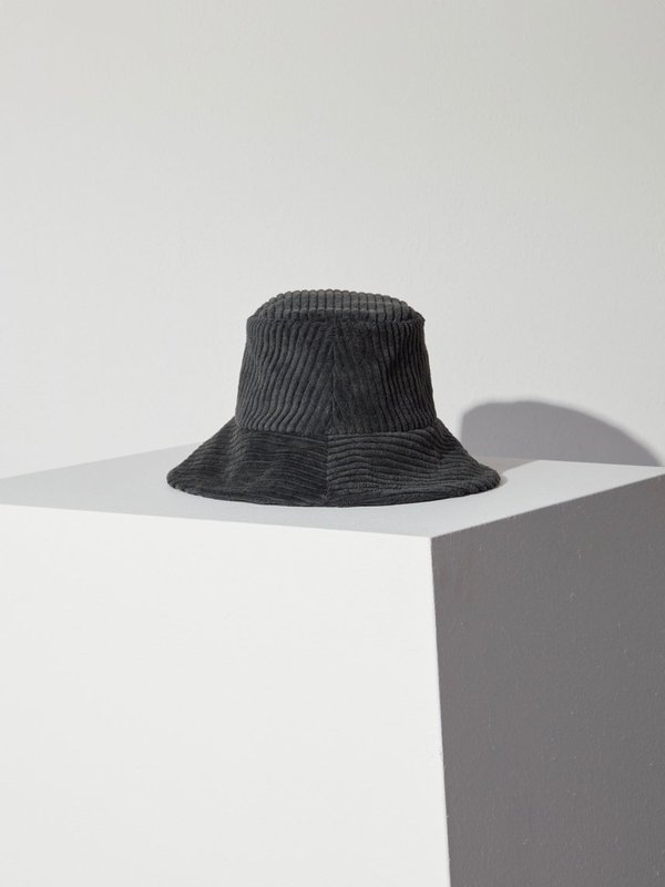 Tatum Bucket Hat in Charcoal by Janessa Leoné | Garmentory display picture 1