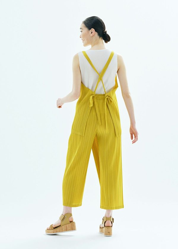 Pleats Please by Issey Miyake May Apron Top - Ochre | Garmentory