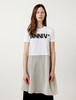 MM6 by Maison Margiela ANNIV Tee with Skirt Rubber / Olive - Thumbnail 2