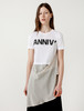 MM6 by Maison Margiela ANNIV Tee with Skirt Rubber / Olive - Thumbnail 3