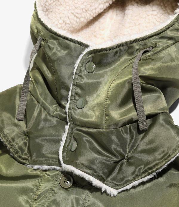 Engineered Garments Liner Jacket - Olive Drab Polyester Pilot
