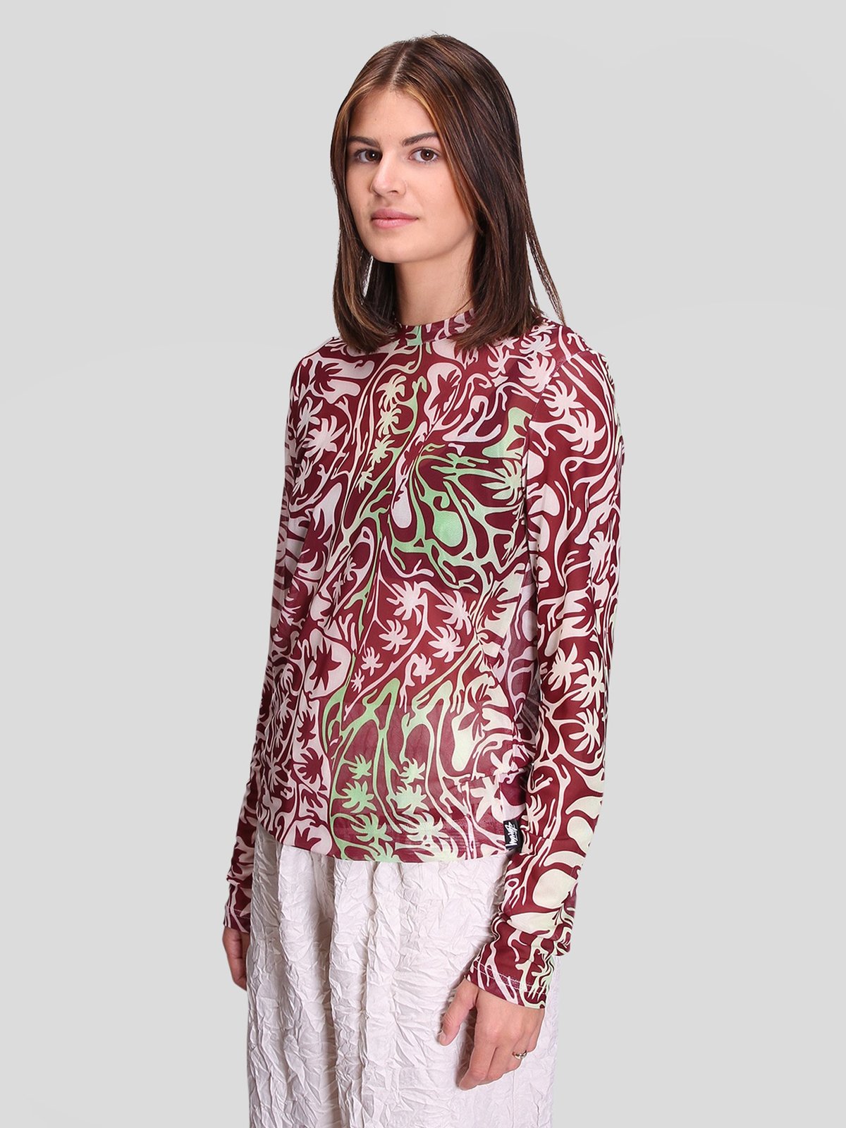 Stussy Psychedelic Palm Tree LS - Image 2 of 8