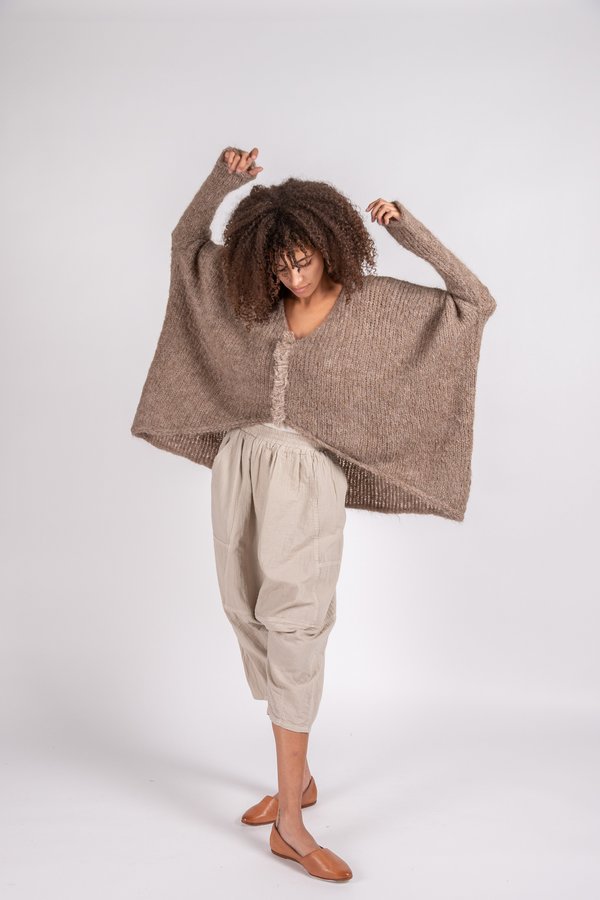Atelier Delphine Ren Suri Alpaca Knit Top - Cedar