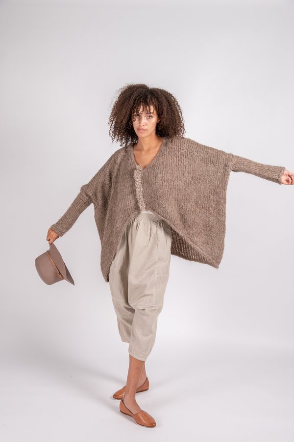 Atelier Delphine Ren Suri Alpaca Knit Top - Cedar