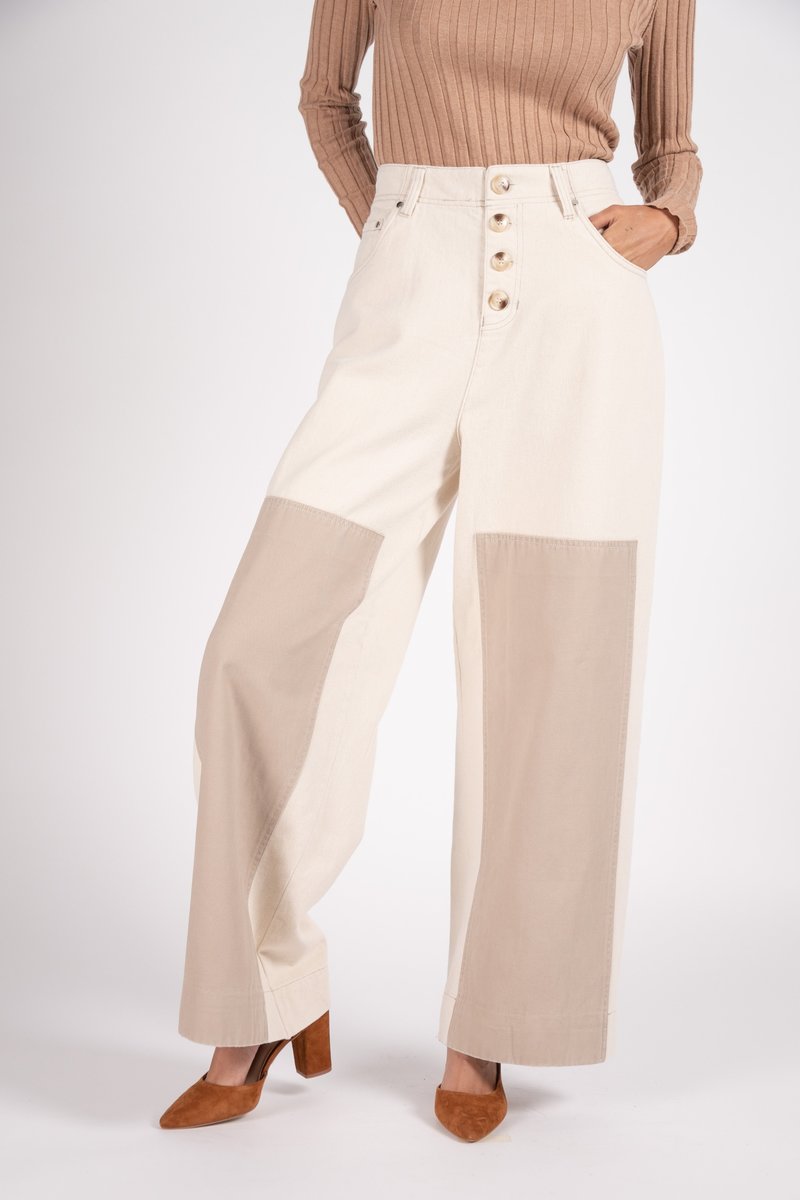 L.F.Markey Wilder Utility Jeans - Ivory L.F.Markey Wilder Utility Jeans - Ivory