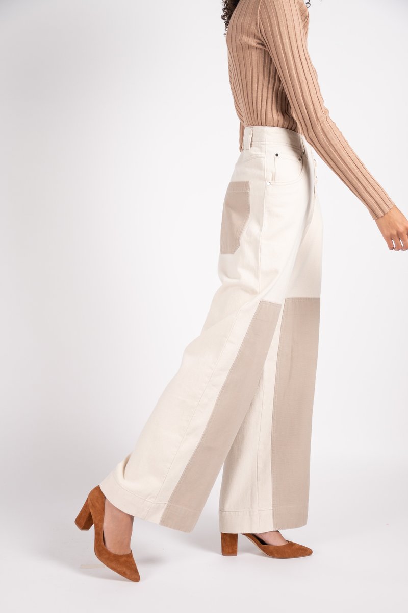 L.F.Markey Wilder Utility Jeans - Ivory L.F.Markey Wilder Utility Jeans - Ivory
