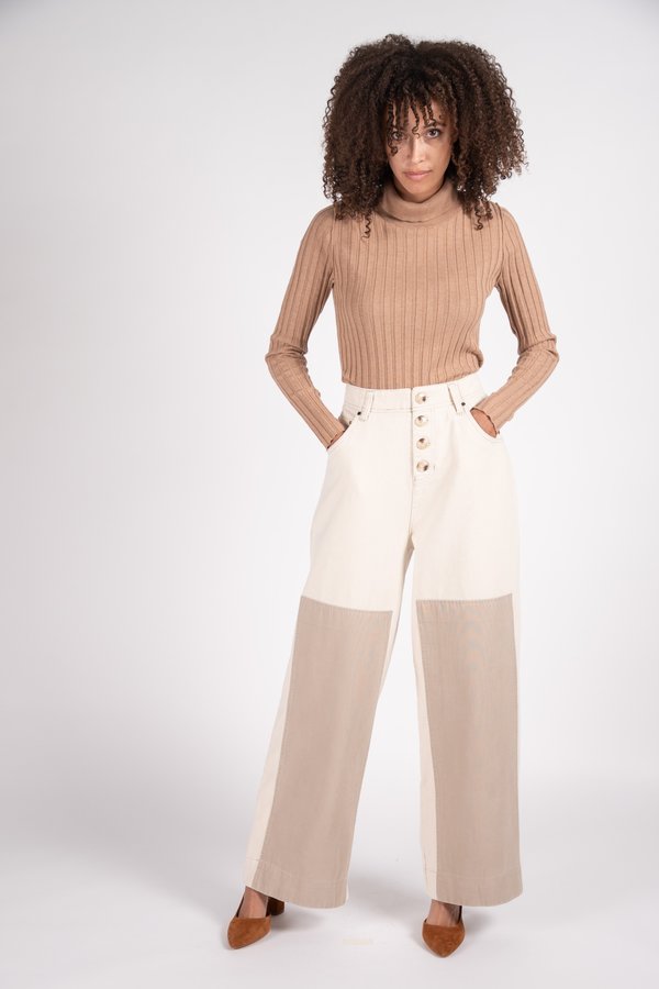 L.F.Markey Wilder Utility Jeans - Ivory L.F.Markey Wilder Utility Jeans - Ivory