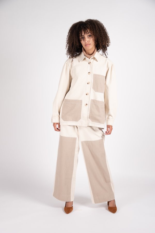 L.F.Markey Wilder Utility Jeans - Ivory L.F.Markey Wilder Utility Jeans - Ivory