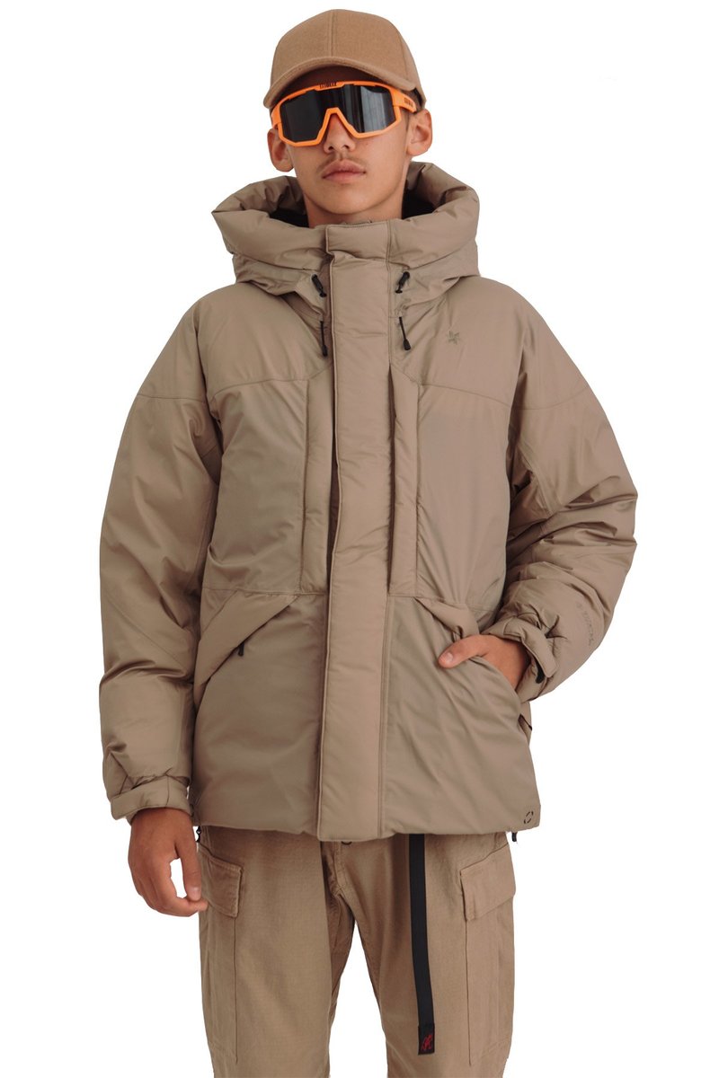 Goldwin GORE-TEX Down Jacket - Clay Beige | Garmentory