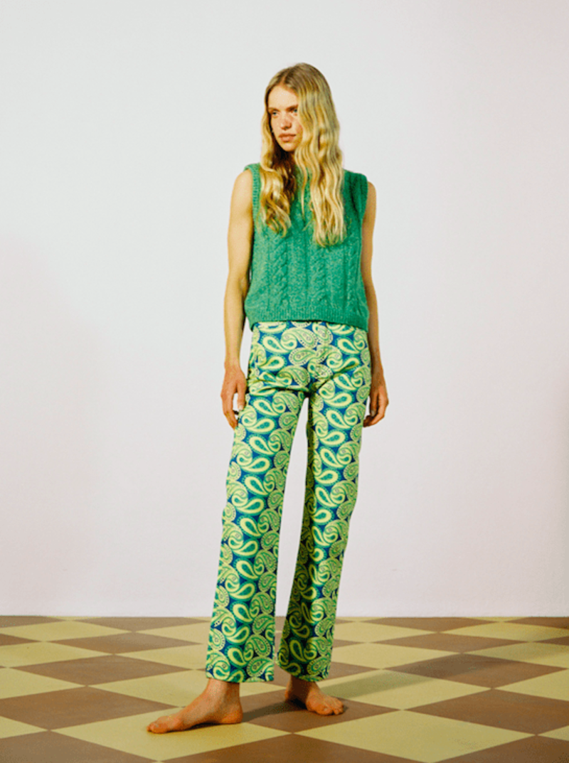 Gimaguas Aletta Jeans - Yellow Paisley | Garmentory