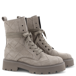 taupe combat boots