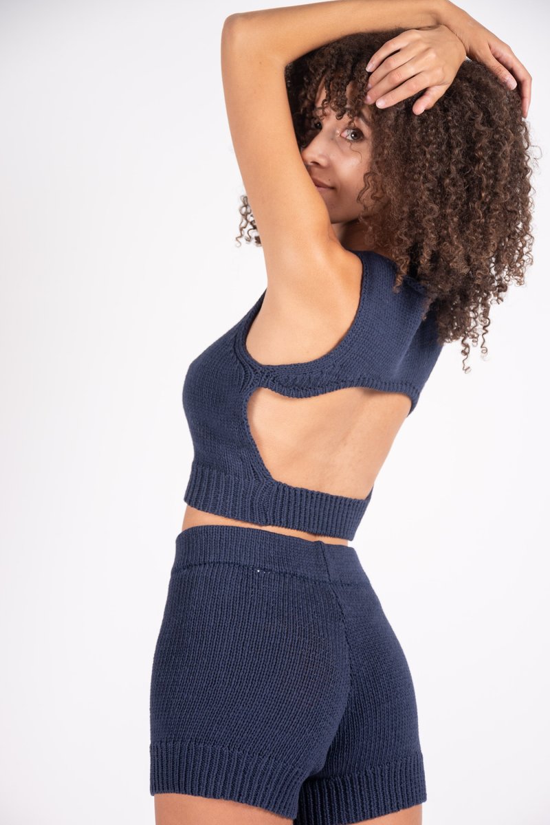 Paloma Wool Jigglypuff Knit Top - Dark Navy | Garmentory