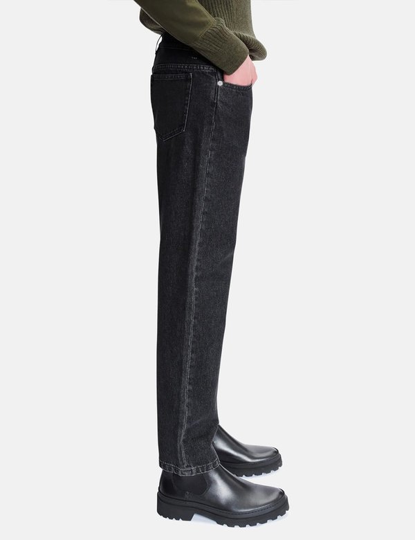 A.P.C. Martin straight leg Jeans - Black | Garmentory A.P.C. Martin straight leg Jeans - Black | Garmentory