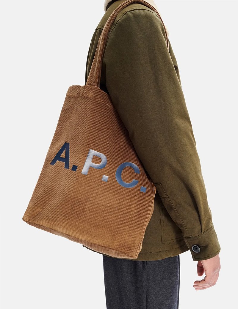 A.P.C. Lou Tote Bag - Taupe Brown | Garmentory