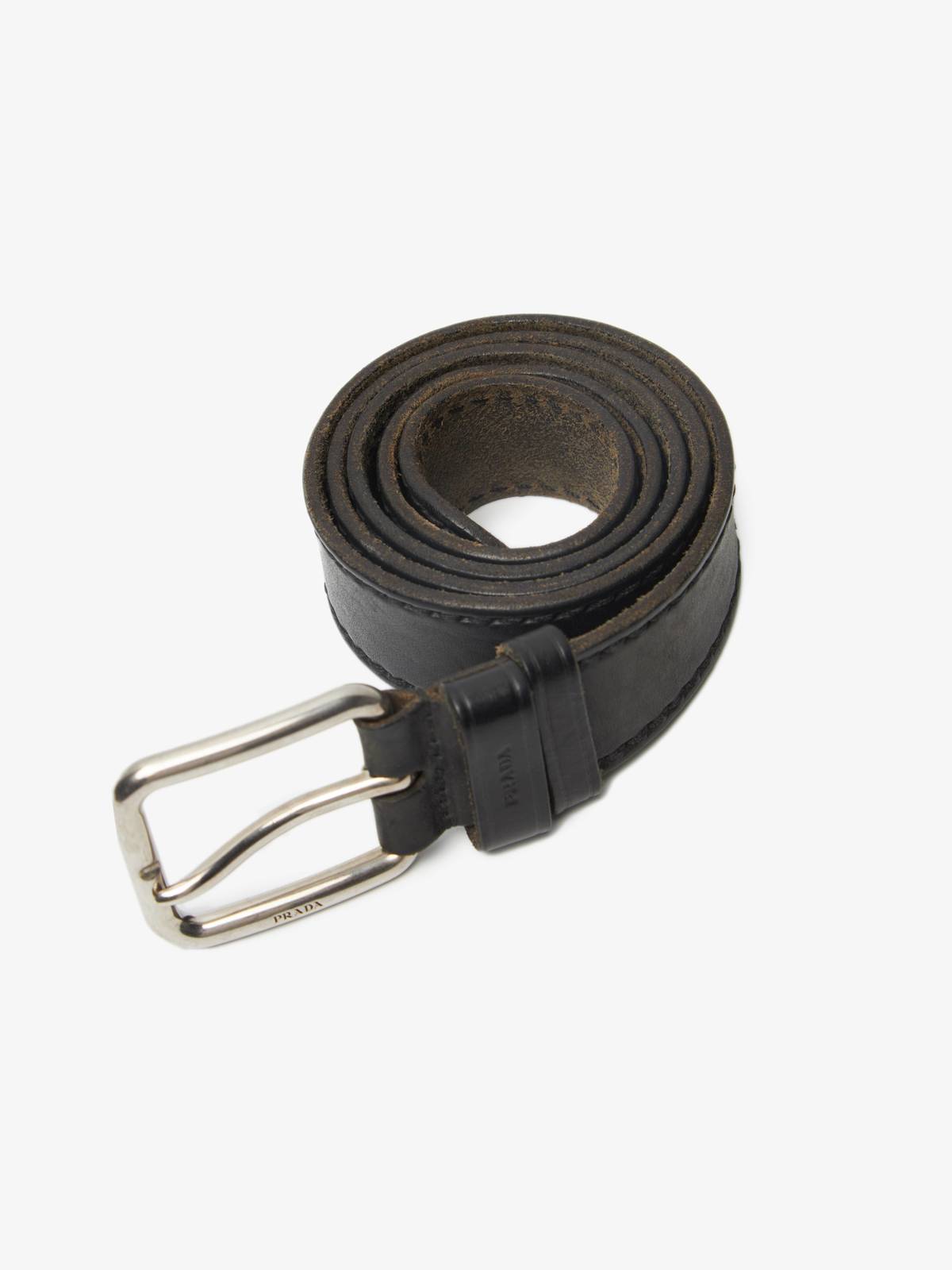 PRE-LOVED Prada Leather Belt - Black - Image 2 of 5