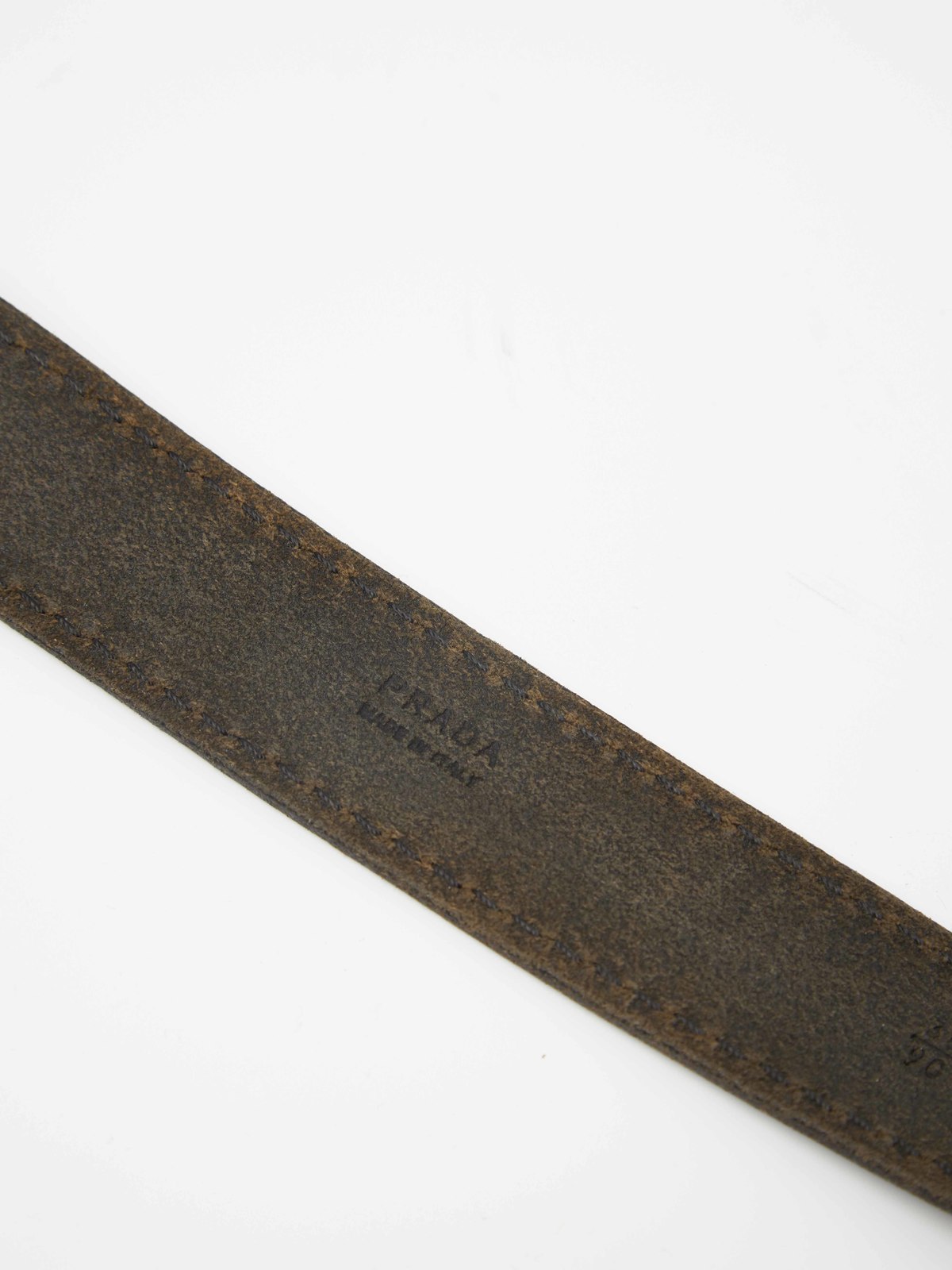 PRE-LOVED Prada Leather Belt - Black - Image 5 of 5