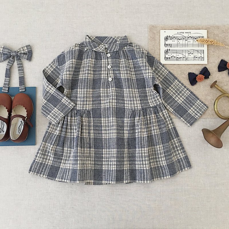 ワンピース soor ploom Gilda Dress Vintage Plaid 8y soor ploom Gilda Dress Vintage Plaid 8y