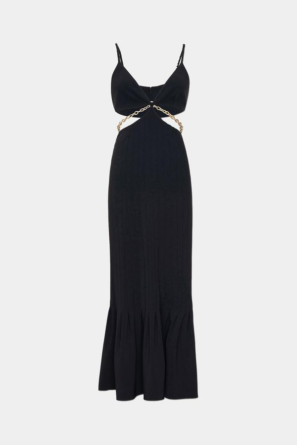 open lace back dress Flutter Sleeve Shirred Front Dress, Satin Twill