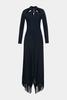 Jonathan Simkhai Madelyn Fluid Jacquard L/s Handkerchief Dress - Thumbnail 1