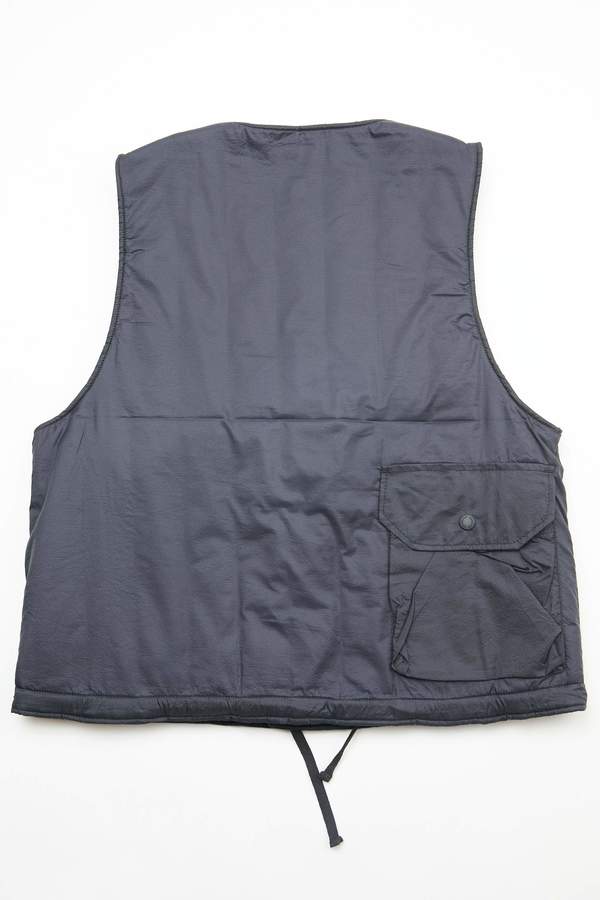 Engineered Garments Nylon Micro Ripstop Cover Vest - Dark Navy