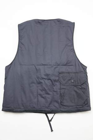 Engineered Garments Nylon Micro Ripstop Cover Vest - Dark Navy