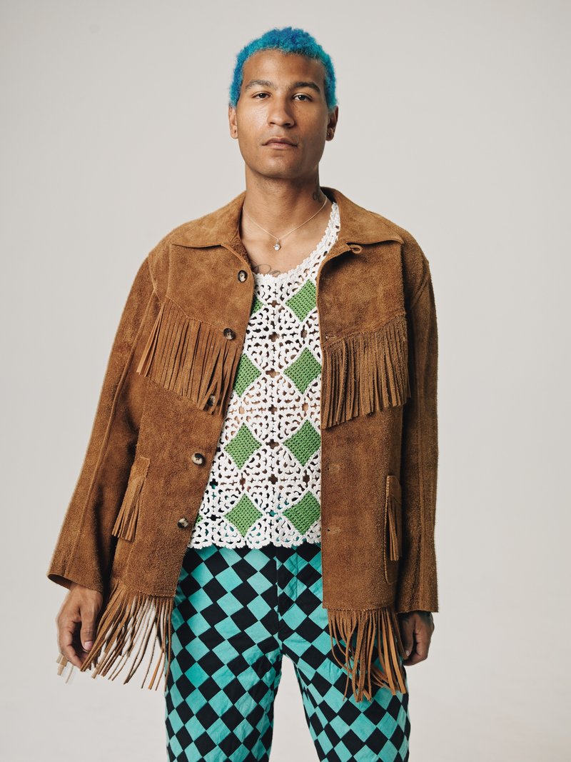 Bode Crocheted Cropped Jacket 最終値下げ ）bode crocheted cropped jacket - メルカリ