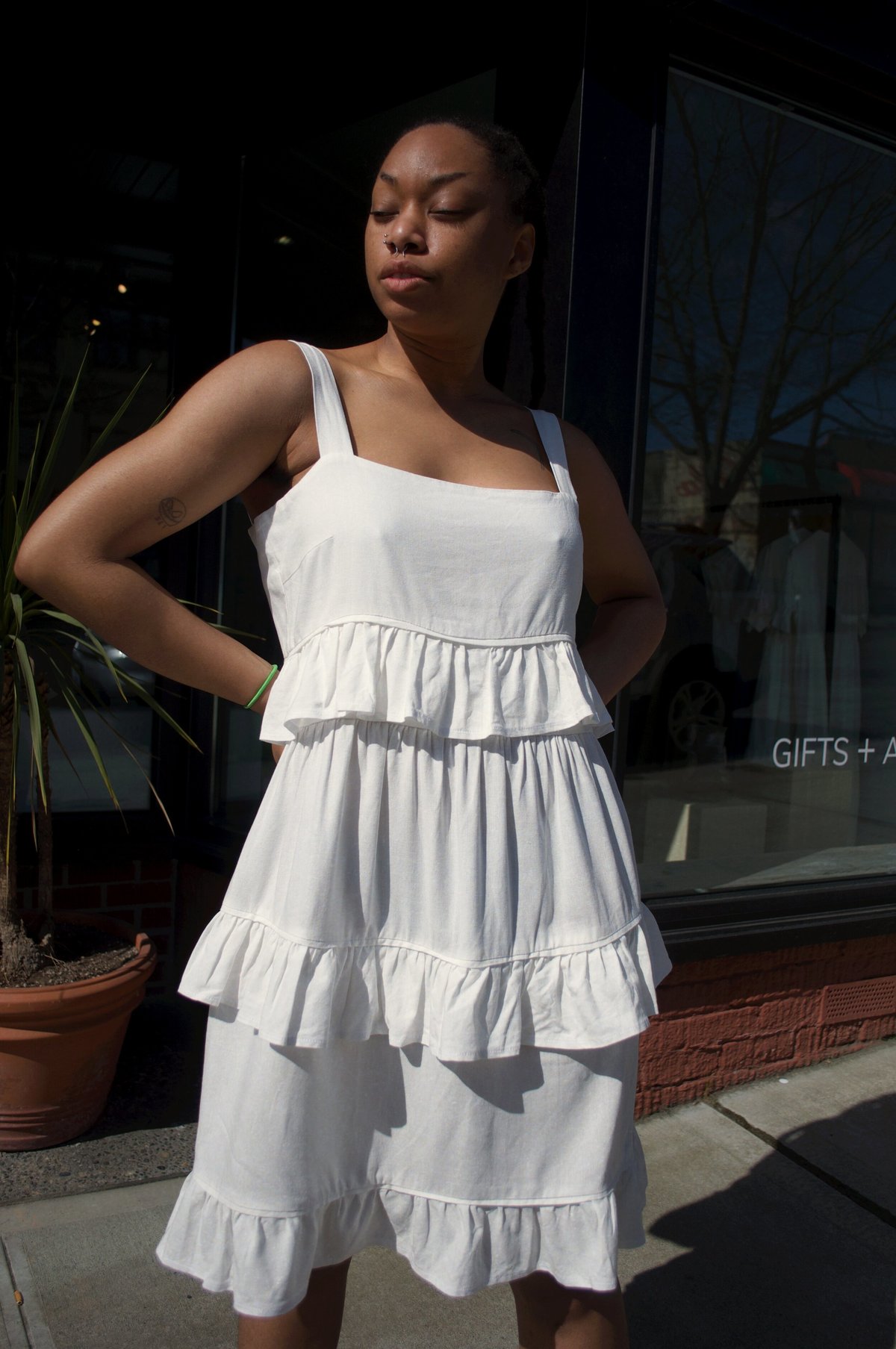 Tach Clothing Amaral Dress WHITE Garmentory