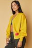 Back Beat Co. Organic Cotton Elements Cardigan - Canary - Thumbnail 5