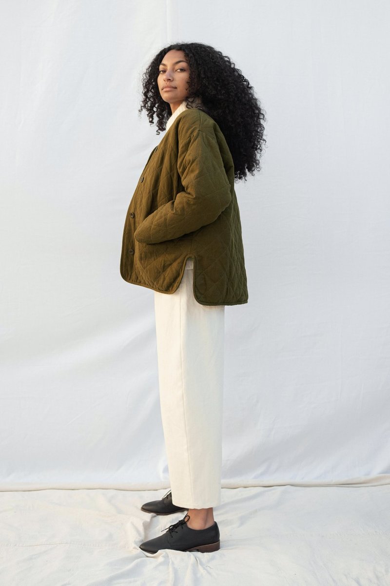 Fir Cross Quilt Jacket