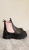 Ganni Low Chelsea Boot - Black/Pink - Thumbnail 1