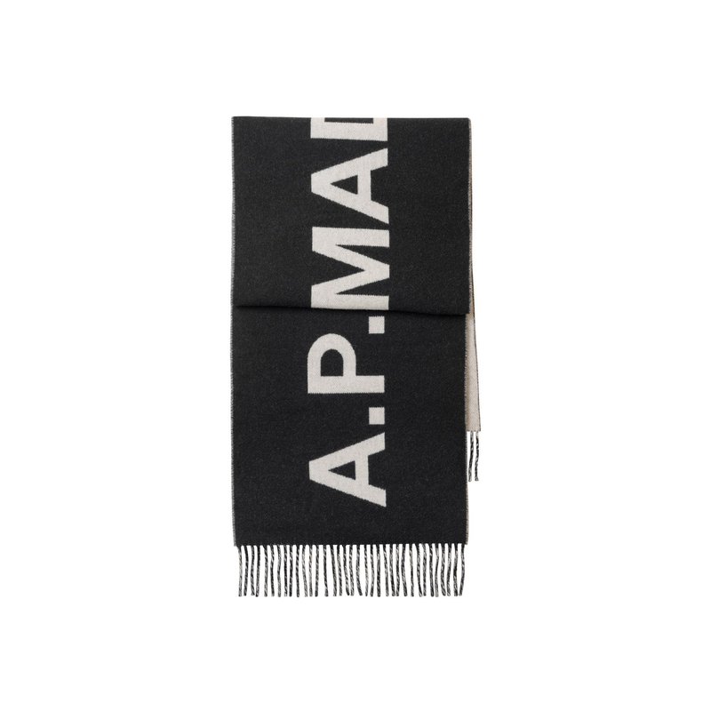 Angel Logo Scarf Black Garmentory