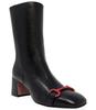 Madison Maison Leather Back Stripe Boot - Black - Thumbnail 2
