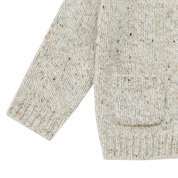 Kids Bonton Baby Mouline Cardigan - Beige