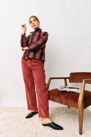 Rudy Jude Coral Corduroy Pants | Garmentory